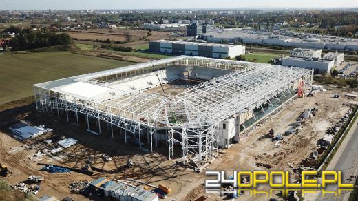 Stadion zabezpieczony na zimę. Budowa trwa