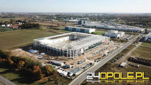 Stadion zabezpieczony na zimę. Budowa trwa