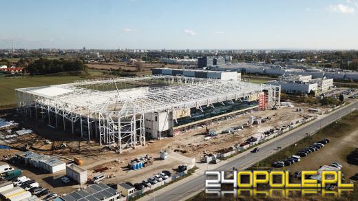 Stadion zabezpieczony na zimę. Budowa trwa