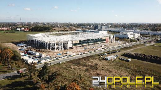 Stadion zabezpieczony na zimę. Budowa trwa