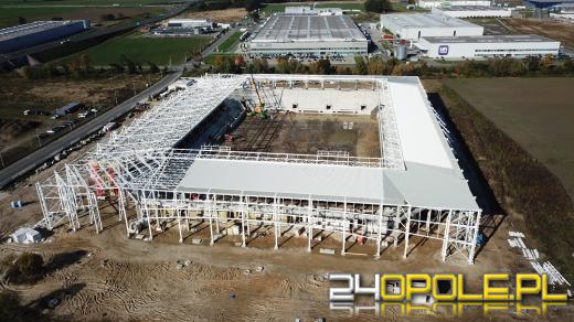 Stadion zabezpieczony na zimę. Budowa trwa