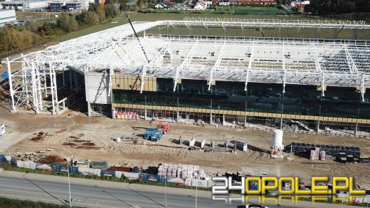 Stadion zabezpieczony na zimę. Budowa trwa