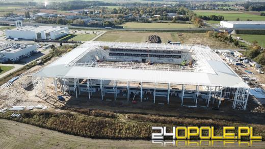 Stadion zabezpieczony na zimę. Budowa trwa