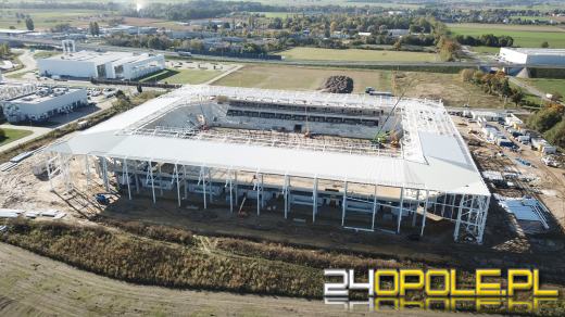 Stadion zabezpieczony na zimę. Budowa trwa