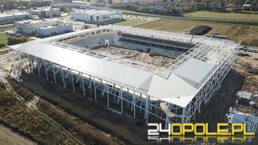 Stadion zabezpieczony na zimę. Budowa trwa