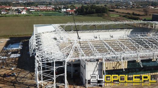 Stadion zabezpieczony na zimę. Budowa trwa