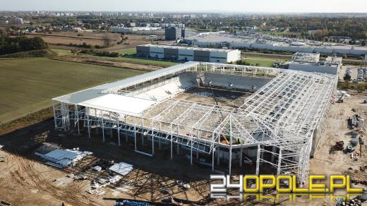 Stadion zabezpieczony na zimę. Budowa trwa