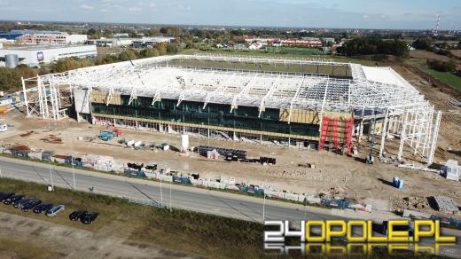 Stadion zabezpieczony na zimę. Budowa trwa