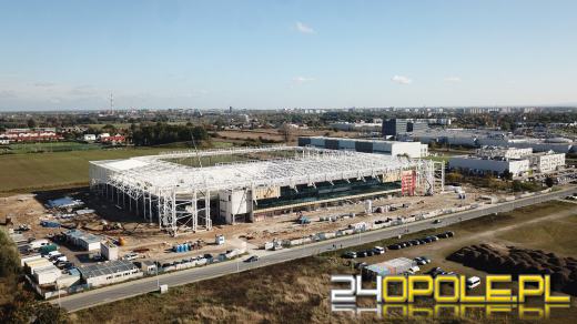Stadion zabezpieczony na zimę. Budowa trwa