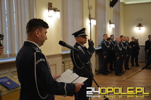 Nowi policjanci ślubowali na sztandar