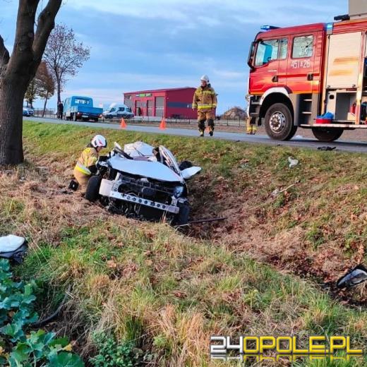Tragiczne zdarzenie drogowe pomiędzy Namysłowem a Wilkowem