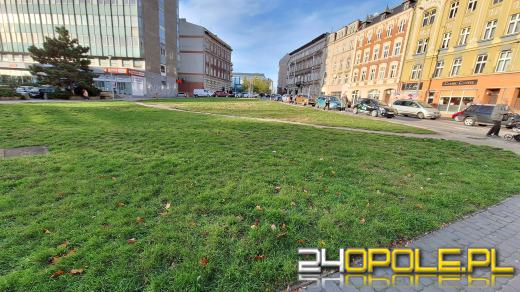 Zielony skwer w centrum pozostanie zielony. Będzie miejscem wypoczynku