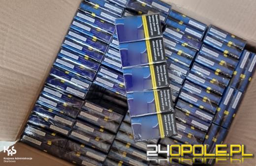 Nielegalne papierosy w samochodzie dostawczym