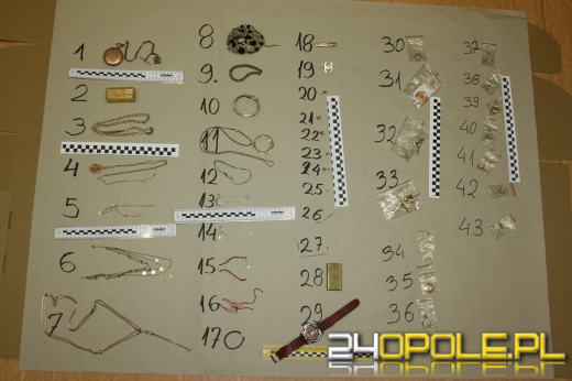 Policjanci rozpracowali dziuplę z kradzioną biżuterią. Rozpoznajesz swoją własność?