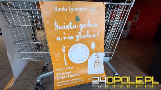 Święta godne, a nie głodne. Trwa zbiórka żywności 
