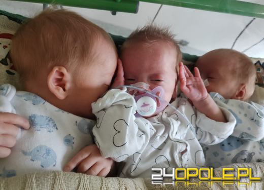 Potrójne szczęście w Opolu. Na świat przyszły wyczekiwane trojaczki