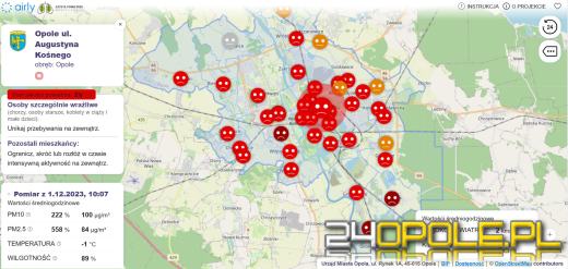 Fatalna jakość powietrza w Opolu