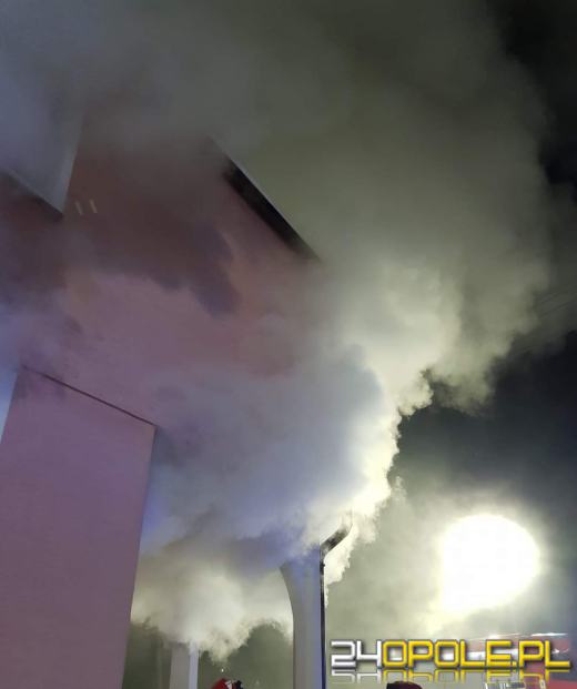 5 zastępów straży zaangażowanych w gaszenie pożaru kotłowni 