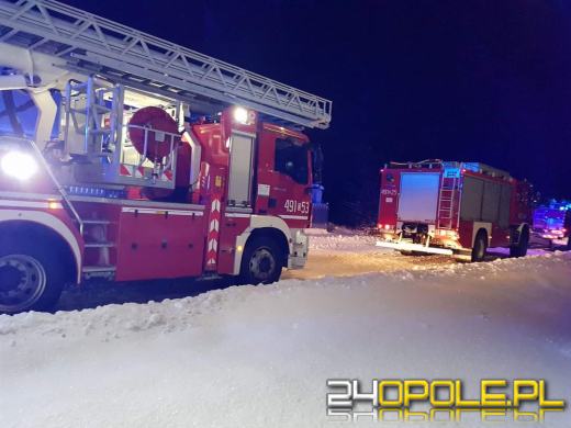 5 zastępów straży zaangażowanych w gaszenie pożaru kotłowni 