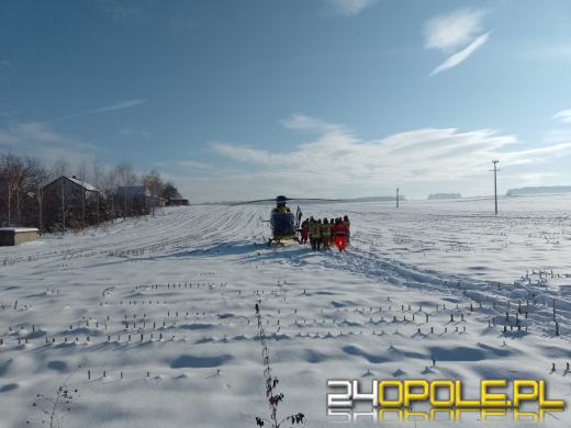 Czołowe zderzenie samochodu osobowego z ciężarowym w gminie Głuchołazy