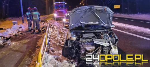 18-latek wjechał w bariery na DK-94