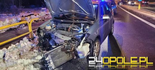 18-latek wjechał w bariery na DK-94