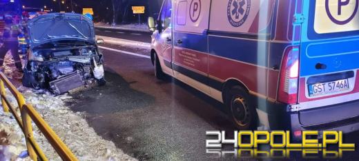 18-latek wjechał w bariery na DK-94