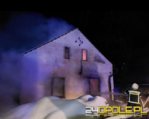 Pożar domu w Chróścicach 