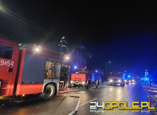 Pożar domu w Chróścicach 