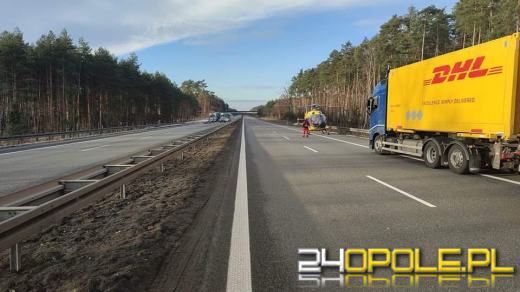 Autostrada zablokowana w obu kierunkach. Śmiertelny wypadek na 229 km A4