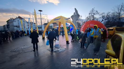 Tłumy w kolejce po choinkę od RMF!