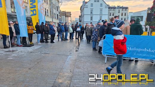 Tłumy w kolejce po choinkę od RMF!