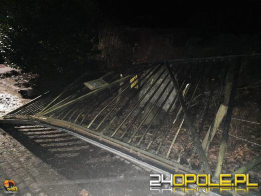 Staranował bramę opolskiego zoo. Kierowca był pijany