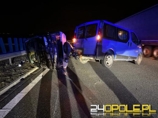 Wypadek na A4 na pasie w kierunku Wrocławia 