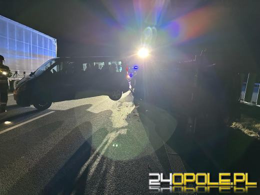 Wypadek na A4 na pasie w kierunku Wrocławia 