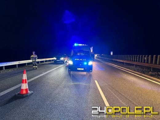Wypadek na A4 na pasie w kierunku Wrocławia 
