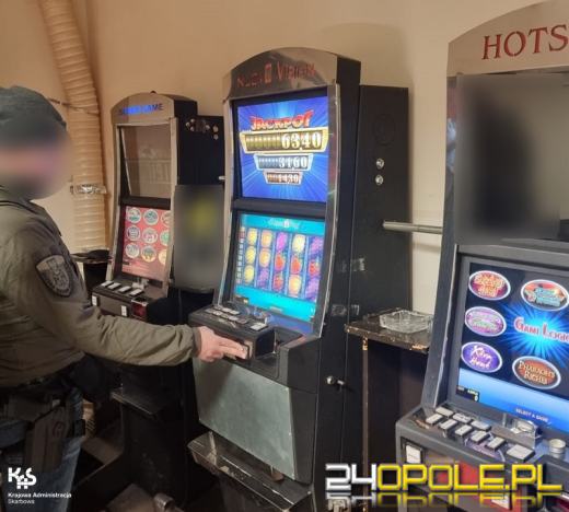 Funkcjonariusze opolskiej KAS zlikwidowali nielegalny salon gier  