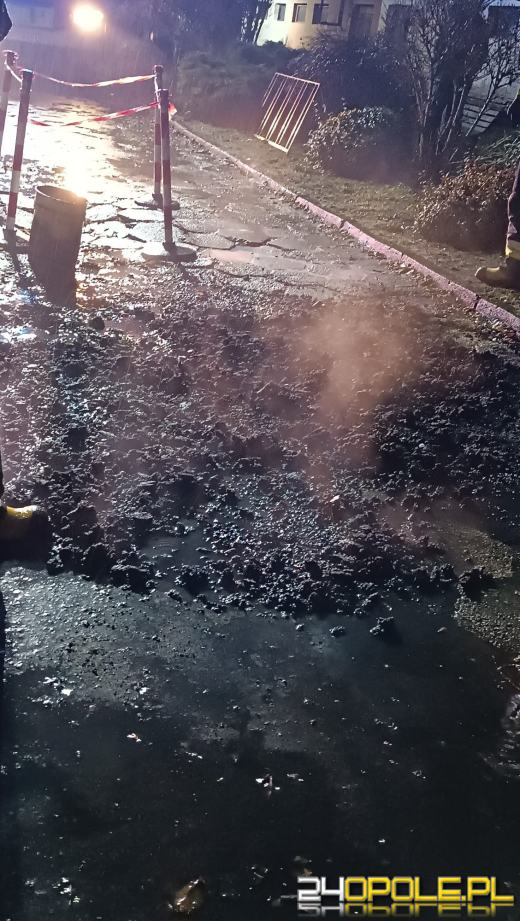 Pożar przy Zamkowej w Prószkowie. W akcji kilka zastępów straży