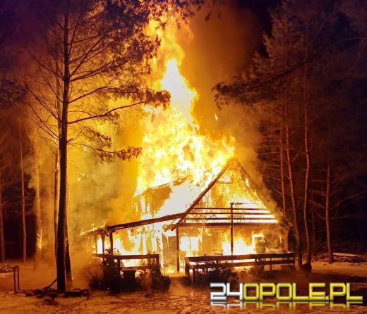 Spłonął domek letniskowy w Krasiejowie