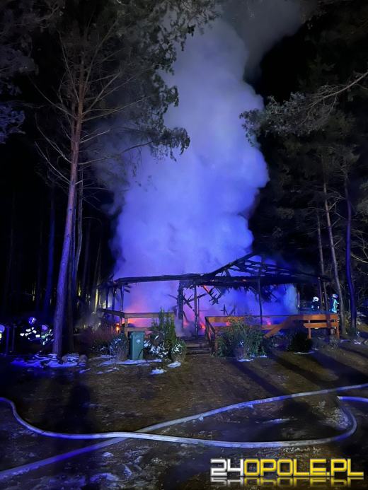 Spłonął domek letniskowy w Krasiejowie