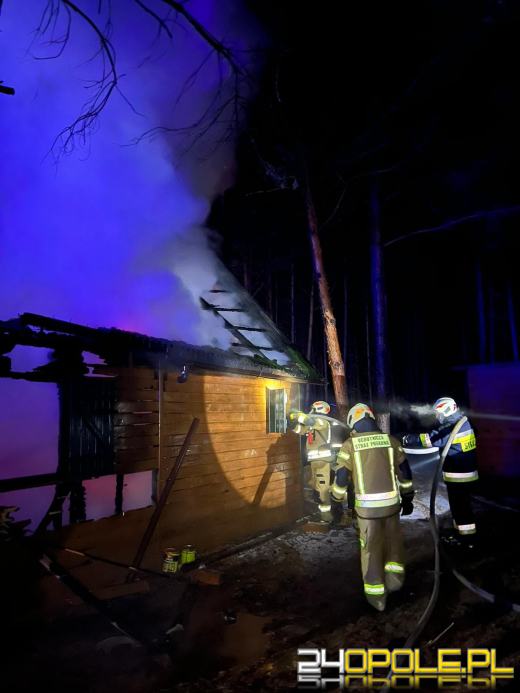 Spłonął domek letniskowy w Krasiejowie