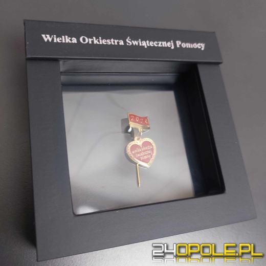 Złote serduszko WOŚP znów będzie licytowane w Opolu