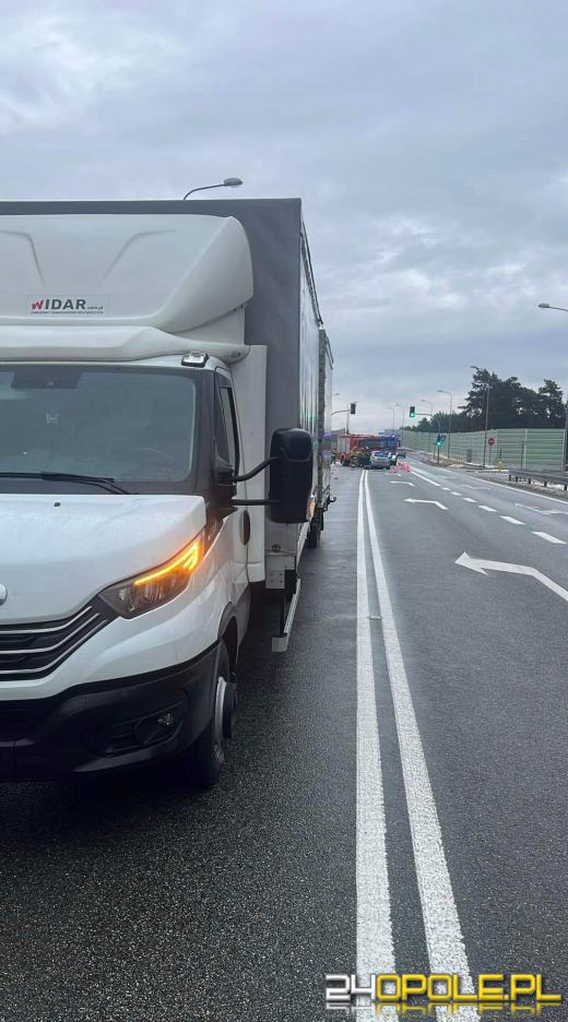 Wypadek w Myślinie. Jedna osoba trafiła do szpitala 