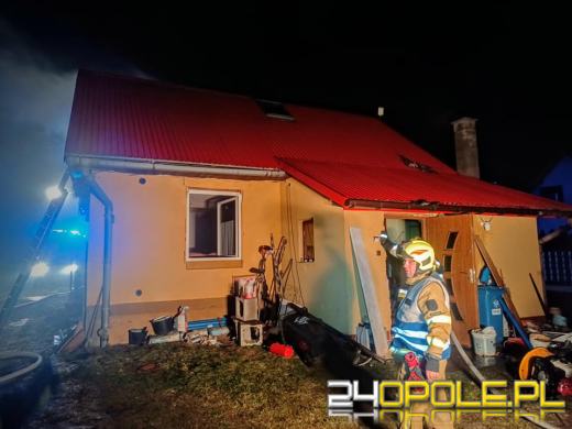 Szybka akcja strażaków zapobiegła rozprzestrzenieniu się ognia