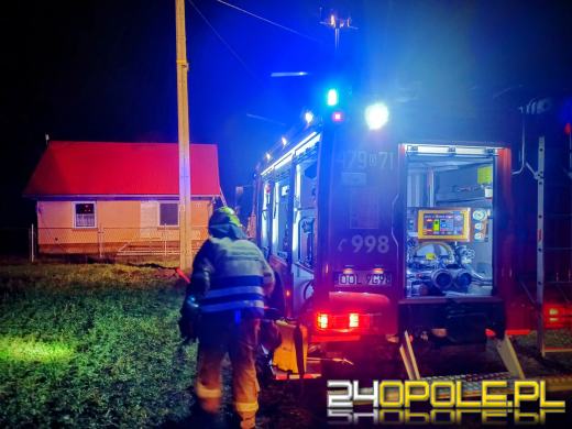 Szybka akcja strażaków zapobiegła rozprzestrzenieniu się ognia