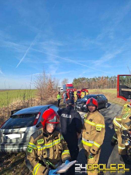 Zderzenie pojazdów w powiecie namysłowskim
