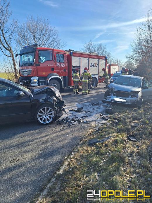 Zderzenie pojazdów w powiecie namysłowskim