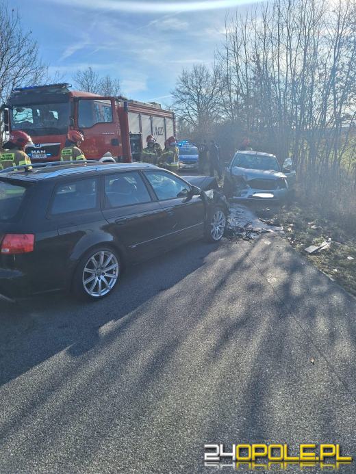 Zderzenie pojazdów w powiecie namysłowskim