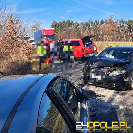 Zderzenie pojazdów w powiecie namysłowskim