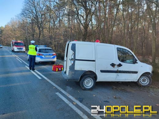 Dachowanie pojazdu na trasie Domaszowice - Siemysłów 